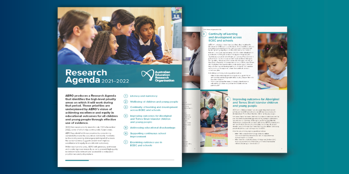 AERO Research Agenda cover page