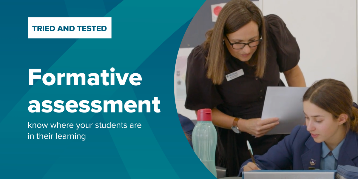 Video thumbnail for Formative assessment at Walford Anglican School for Girls